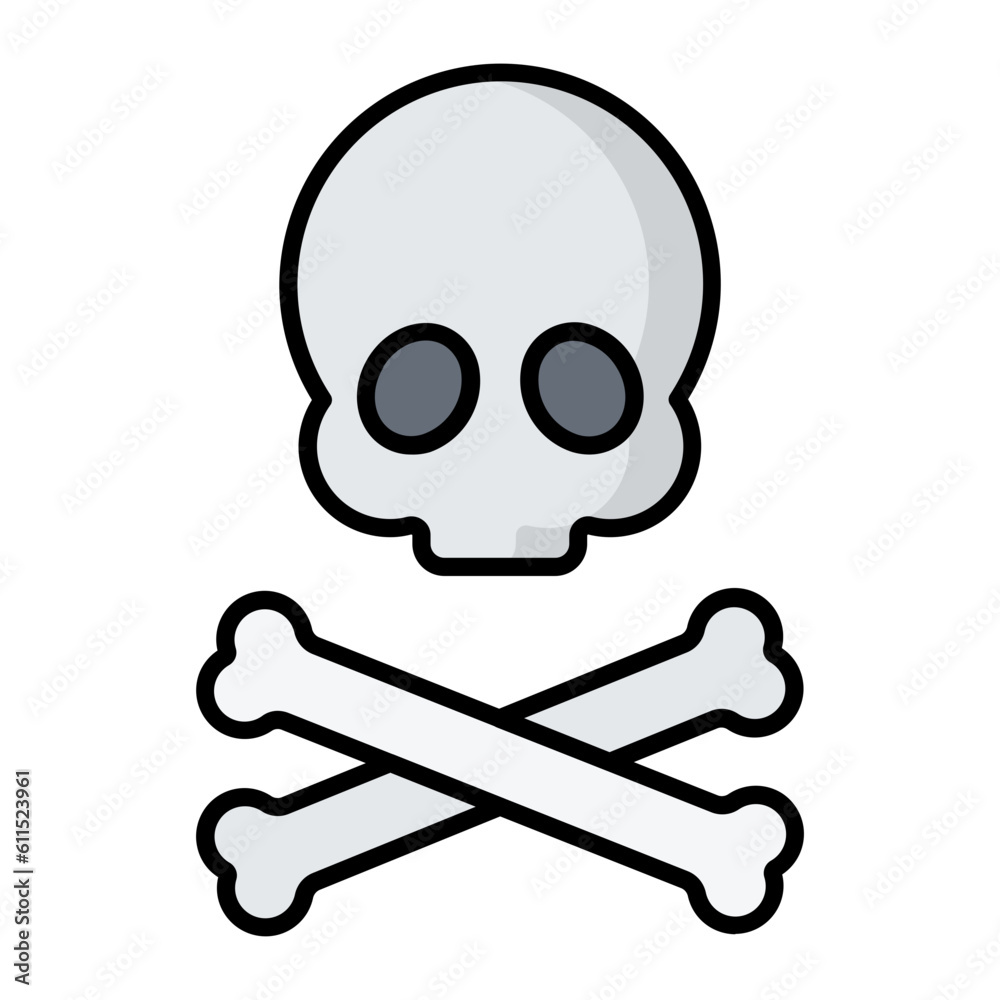 Danger Line Color Icon