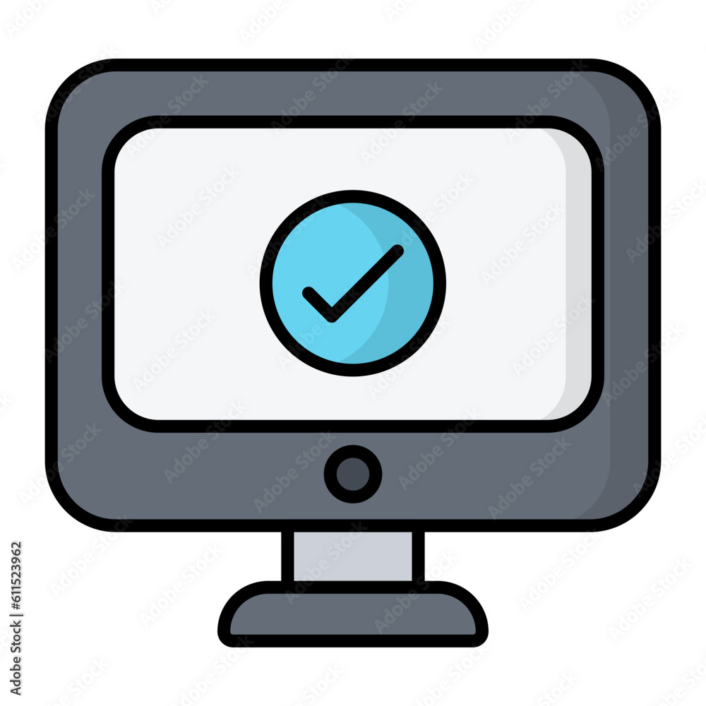 Data Access Line Color Icon Data Access Line Color Icon