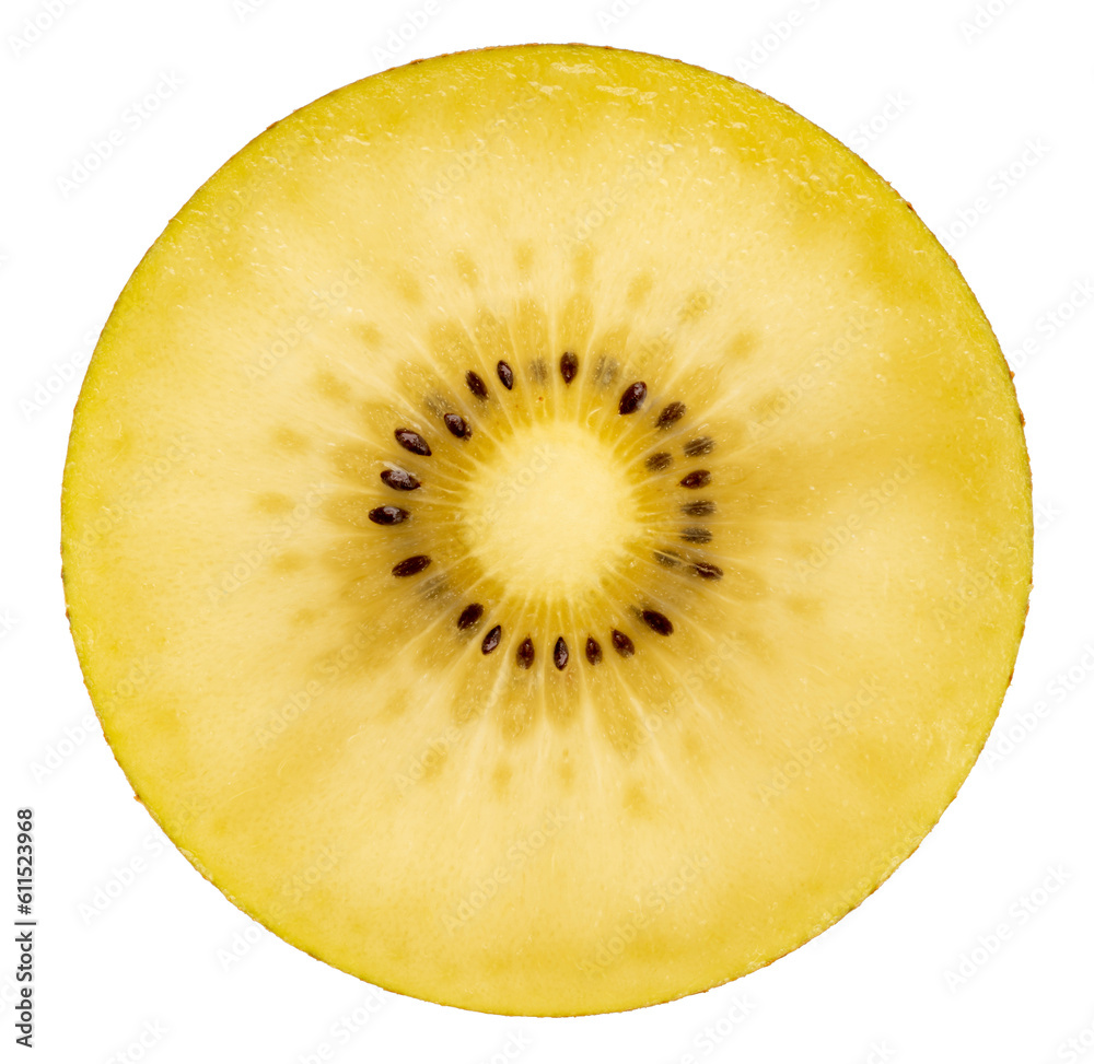 Golden Kiwi fruit with leaf on white background, Fresh Kiwi fruit isolate on White Background with clipping path. Golden Kiwi fruit with leaf on white background, Fresh Kiwi fruit isolate on White Background with clipping path.