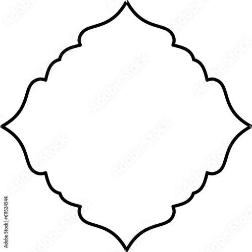 Islamic Arch frame, Islamic frame, Islamic border