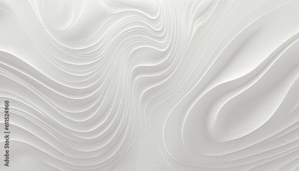 Fototapeta premium Abstract form material light background. AI generated