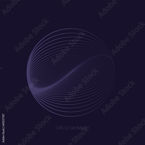 Line circle geometry design