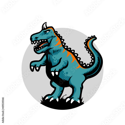 Tyrannosaurus rex mascot design