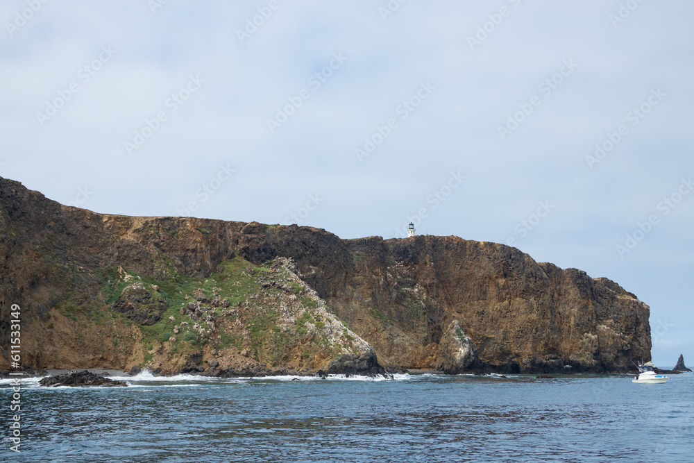 Anacapa Island Light Station at Channel Islands National Park, California