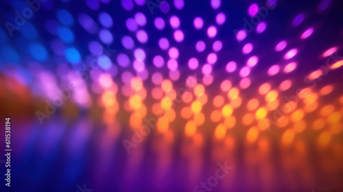 Wallpaper Mural Blurred colorful neon background with abstract shadows and light Torontodigital.ca