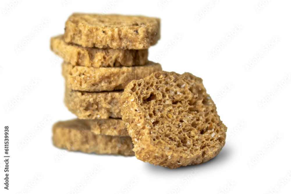 Rye toast bread with salt isolated on transparent background. Rye toast bread with salt isolated on transparent background.