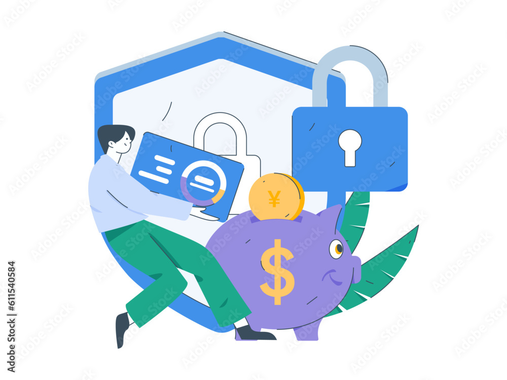 Internet finance and wealth management investment flat vector concept operation hand drawn illustration
Internet finance and wealth management investment flat vector concept operation hand drawn illustration