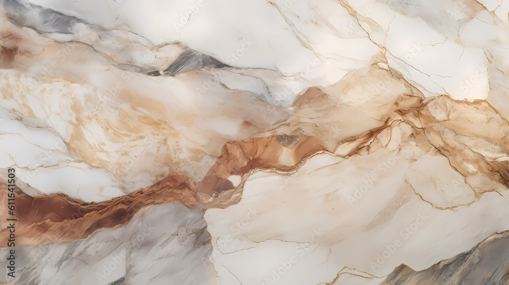 Fototapeta premium Cloudy Skyline, Generative AI