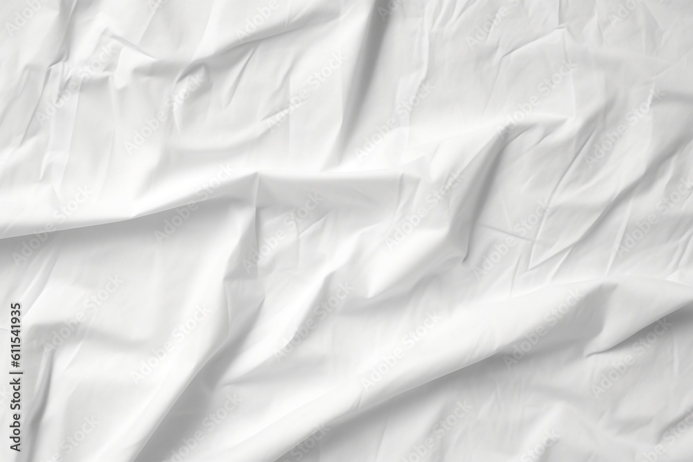 white wrinkled fabric background white wrinkled fabric background