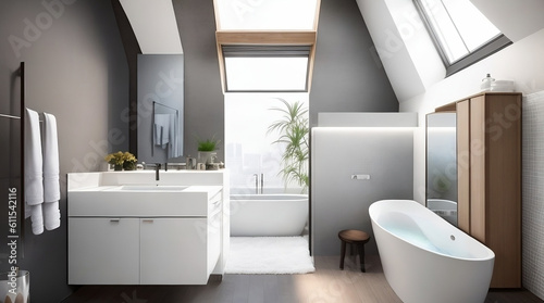 modern bathroom interior