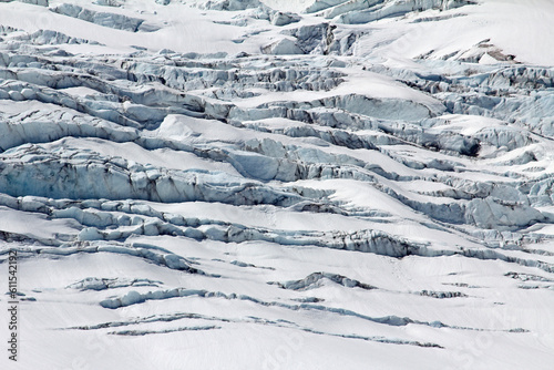 Cracks in glacier - Canada