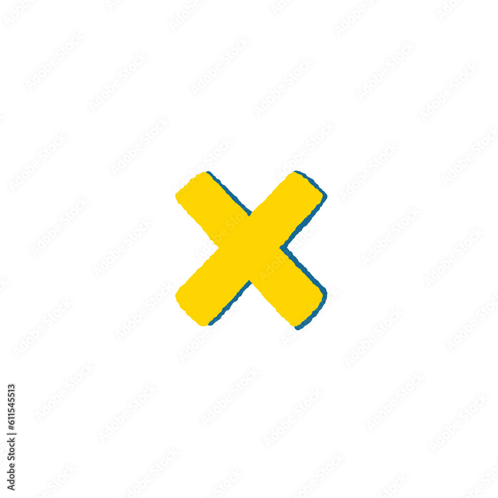 Fototapeta premium Multiplication Sign