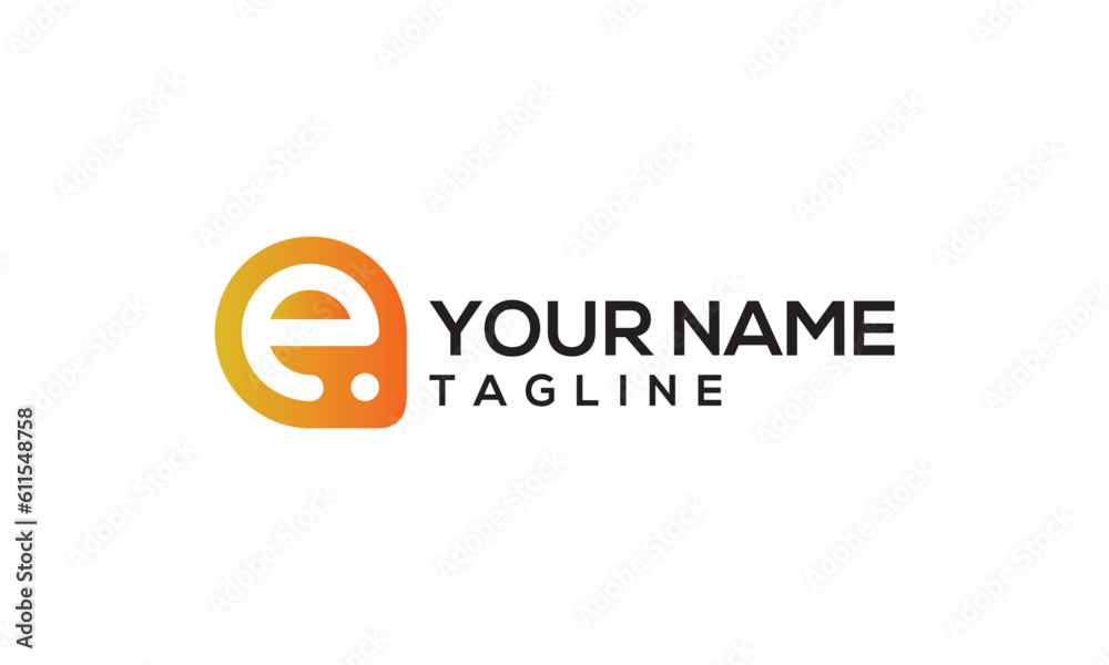 Modren simple and unique Letter E monogram logo design for tech, technology, finance, and investment industry. Modren simple and unique Letter E monogram logo design for tech, technology, finance, and investment industry.