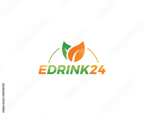 Simple playful colorful and testy logo design for food and drink brand.