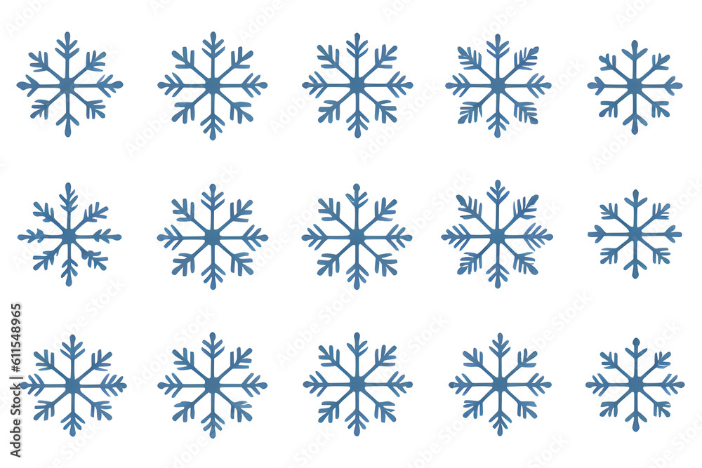 Snowflakes set Snowflakes set