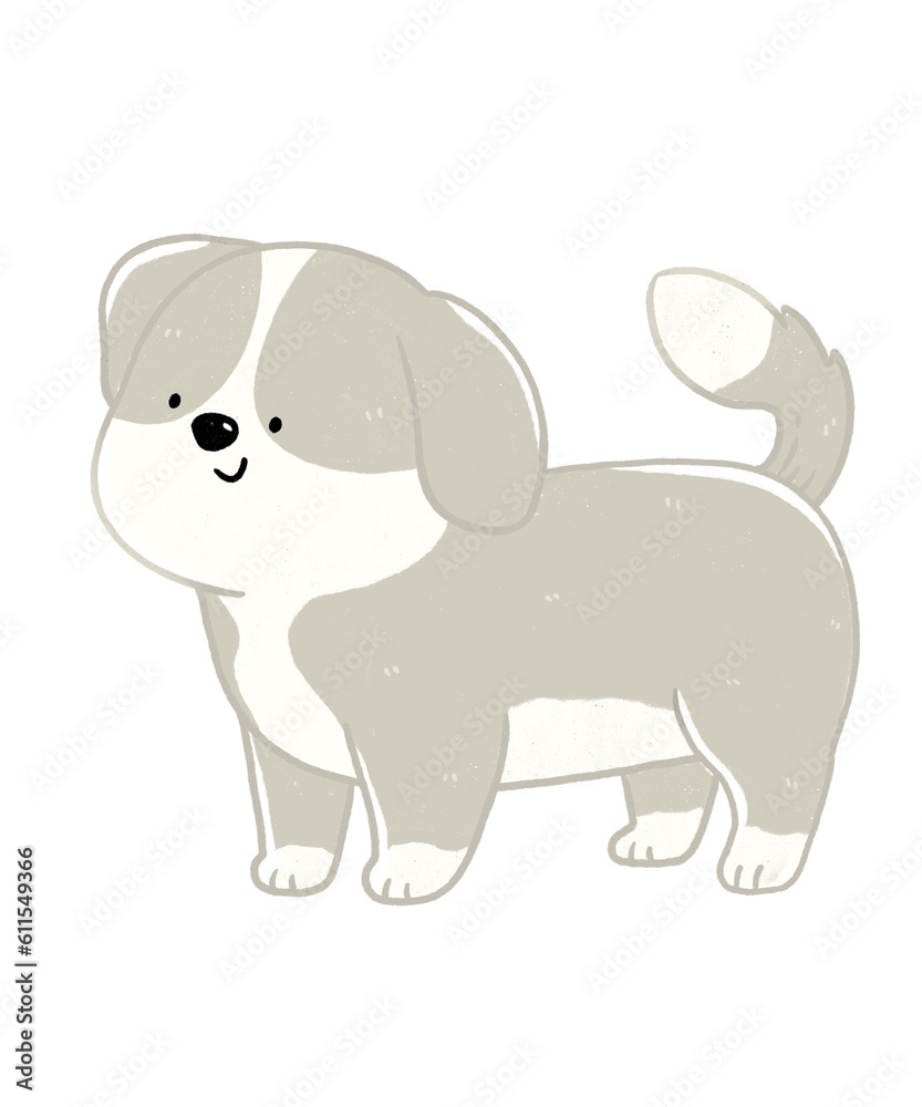 Cute dog doodle