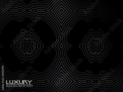 Beautiful black abstract background. Dark neutral background for presentation design. Dark base for website, print, base for banners, wallpapers, business cards, flyers, banners, calendars, etc. photo