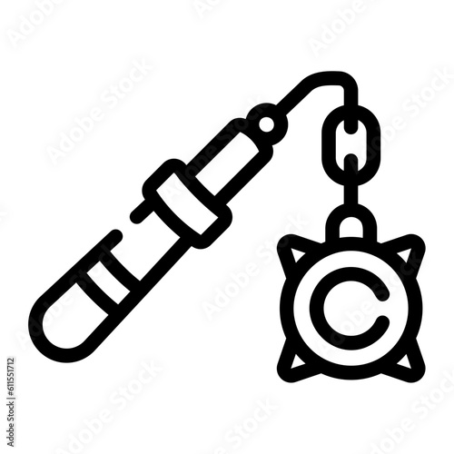 flail Line Icon
