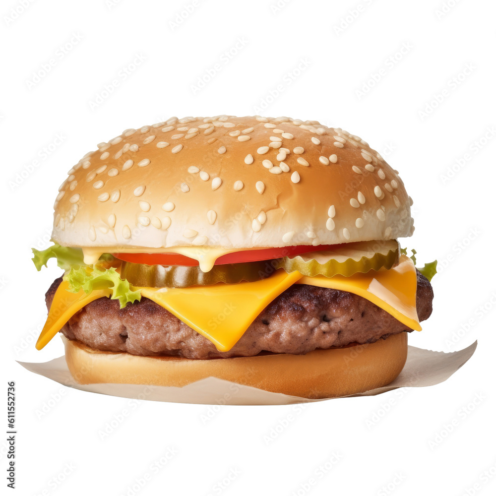 hamburger isolated on transparent background cutout hamburger isolated on transparent background cutout