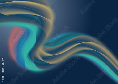 abstract background with colorful wave fluid