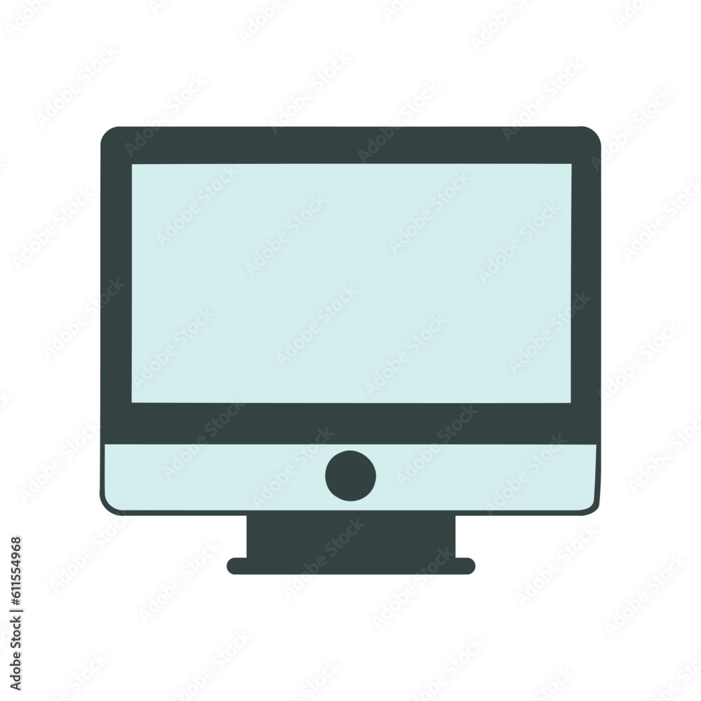 Modern computer monitor, technology Modern computer monitor, technology