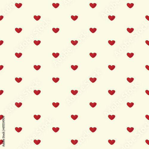 romantic pattern with hearts for Valentine’s Day