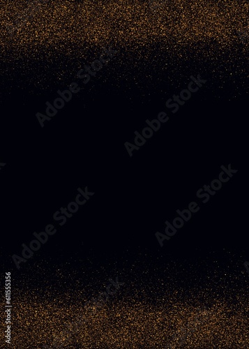 Wallpaper Mural Luxury Gold Dust Abstract Sparkly Feame Border Background  Torontodigital.ca