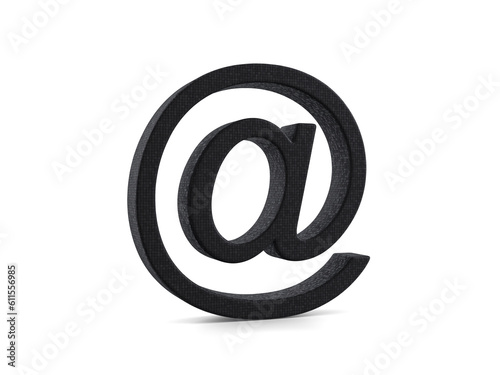 Plastic email symbol