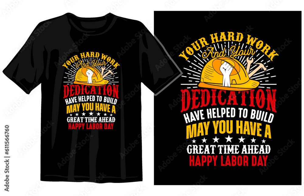 Vintage Labor Day T-shirt vector, International Labor Day T-shirts, International Workers Day T-shirt