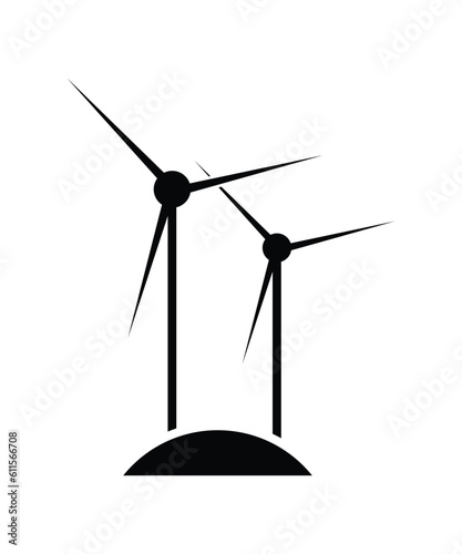 wind turbine icon, vector best flat icon.