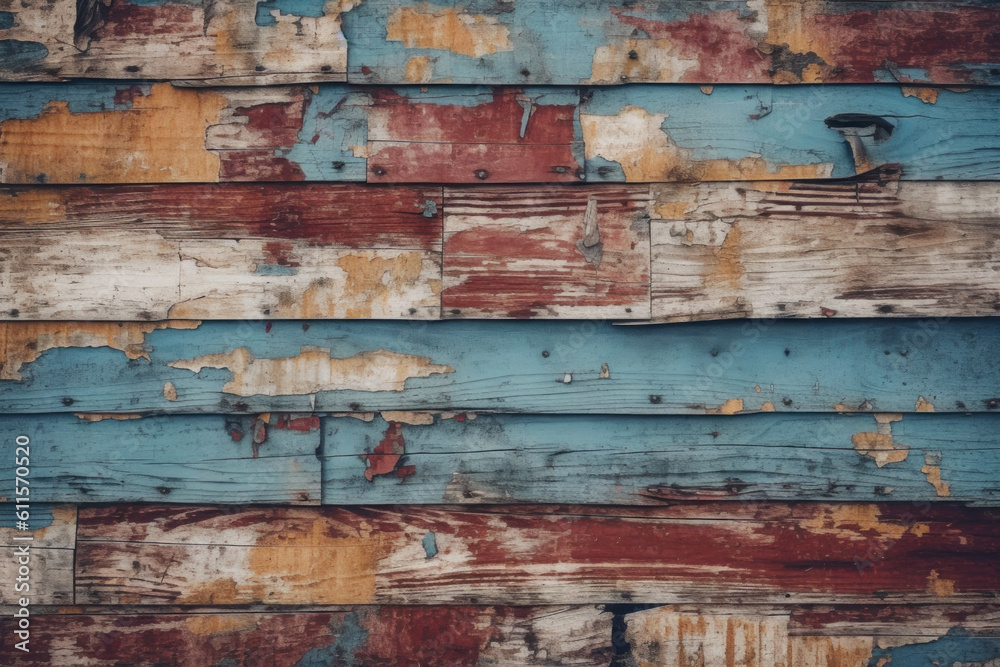 Texture Old Flat Boards Peeling Paint Created Using Artificial Intelligence Texture Old Flat Boards Peeling Paint Created Using Artificial Intelligence