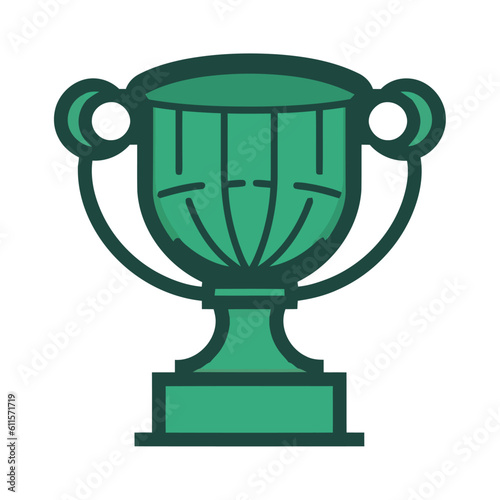 First place trophy, symbol of achievement and triumph