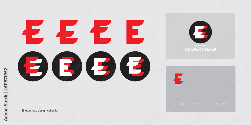 Modern minimalist E letter symbol logo vector design Modern minimalist E letter symbol logo vector design