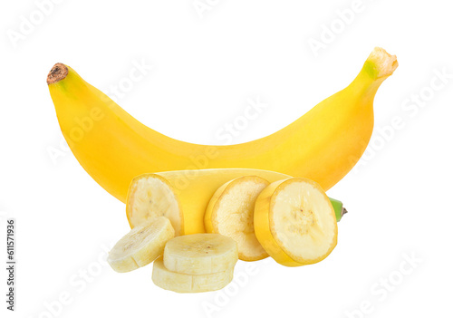 banana isolated on transparent png