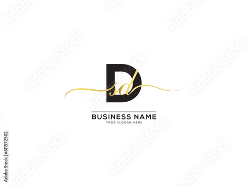 Initial dsd Letter Logo Stock Illustrations photo