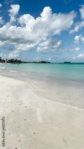 beach with sky and clouds Antigua
