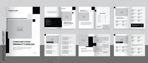  Product Catalog design template, Furniture Store Product Catalog
