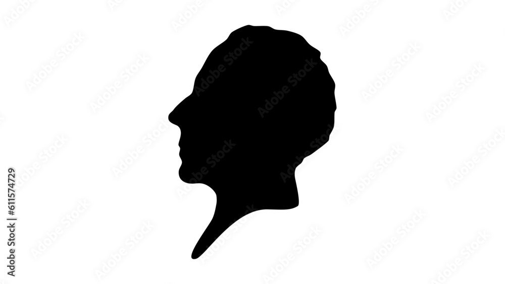 Bela Bartok silhouette Bela Bartok silhouette