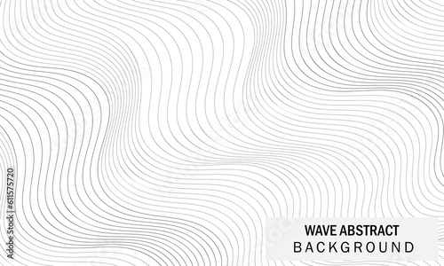 Vector Illustration of the gray pattern of lines abstract background