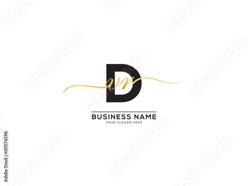 Design Handwritten Logo dvr Signature Letter