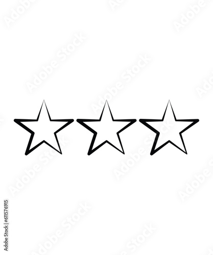 3 star icon  vector best flat icon.