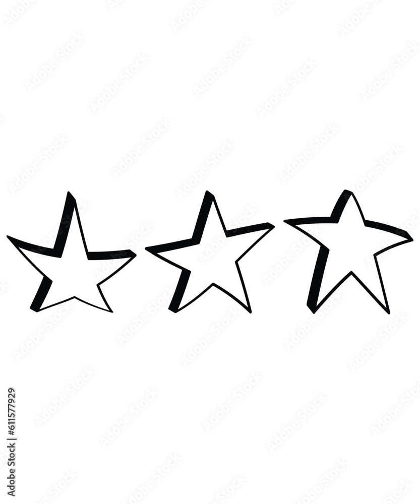 3d star icon, vector best flat icon. 3d star icon, vector best flat icon.