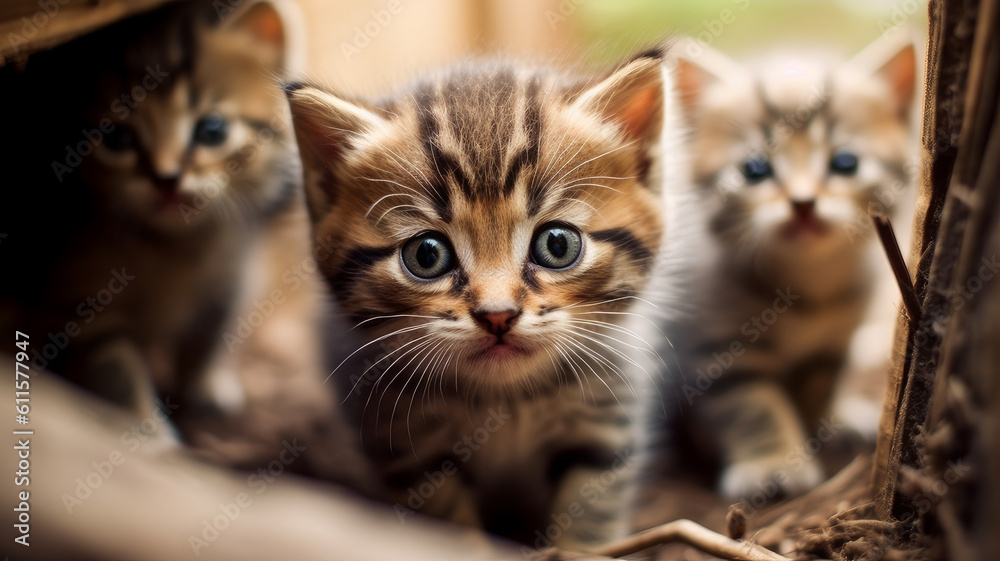 International cat day. Generative AI