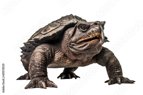 Alligator snappg turtle, generative artificial intelligence 