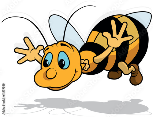Blue-eyed Bumblebee with Sm...