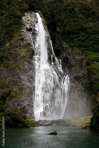 waterfall in the mountains