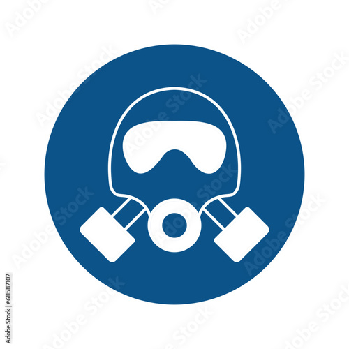Nosebag Vector Icon easily modify

