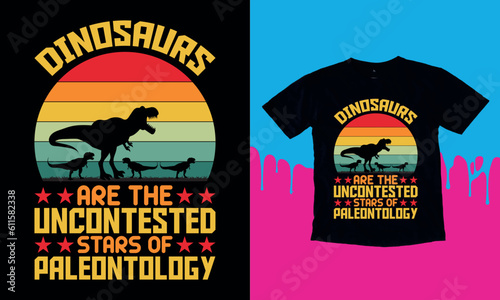 dinosaur slogan with hand drawn dinosaur vector illustration for fashion print.