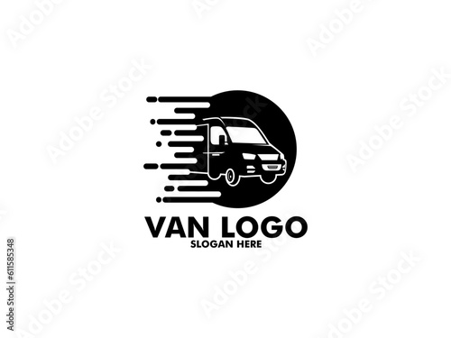 Van logo vector template isolated on white background