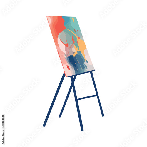 painting abstract ideas on canvas easel
